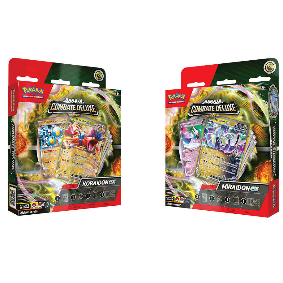 Présentation du packaging officiel Pokémon Juego de Cartas pour ce deck