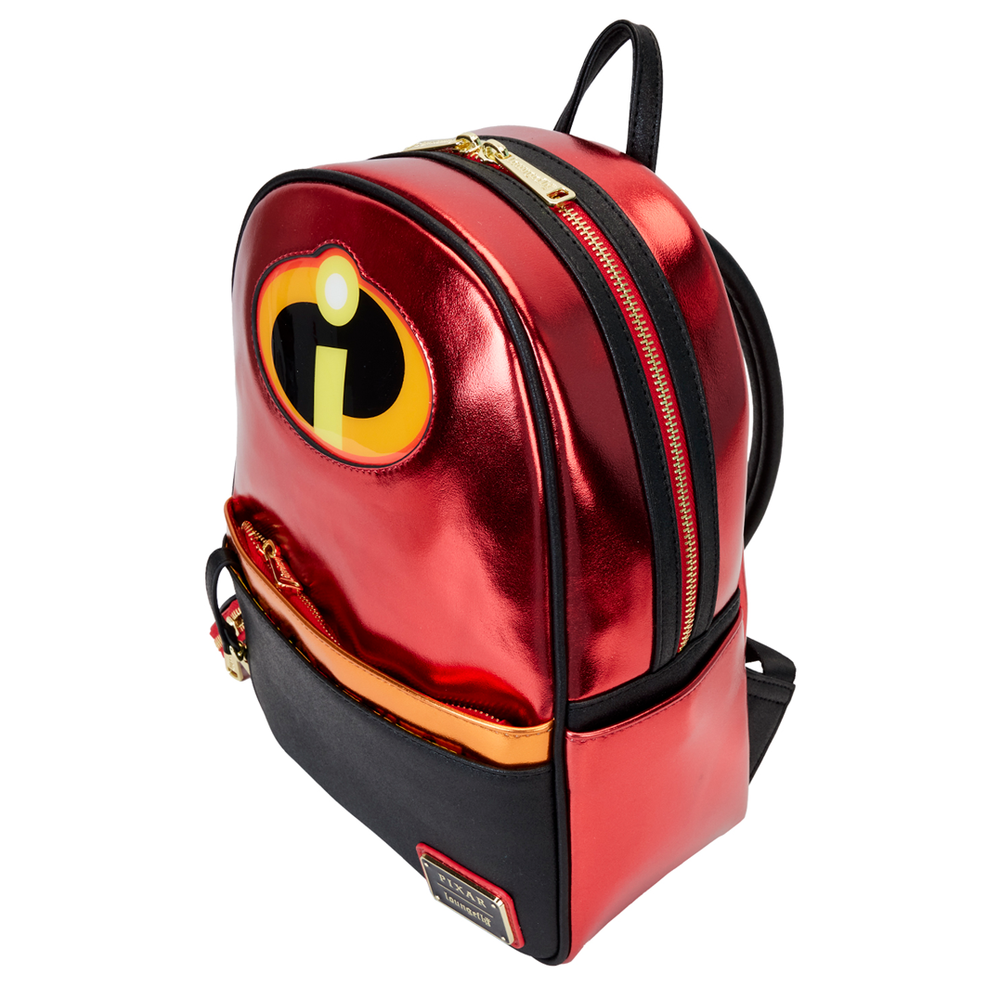 Pochette amovible du sac à dos Les Indestructibles avec fermeture éclair et design assorti