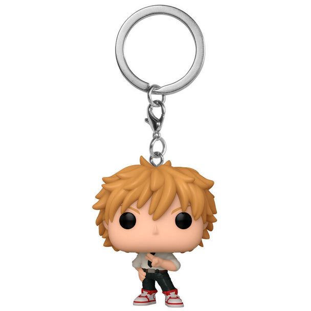 Porte-clés Pocket POP Chainsaw Man Denji FUNKO avec figurine miniature détaillée