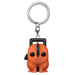 Porte-clés FUNKO Pocket POP Pochita Chainsaw Man vue de face avec détails colorés et finition brillante