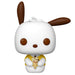 Figurine Funko POP Pochacco Hello Kitty and Friends en vinyle, vue de face avec boîte cadeau