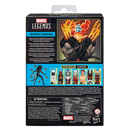 Pose de combat de la figurine Marvel Weapon of Vengeance avec accessoires