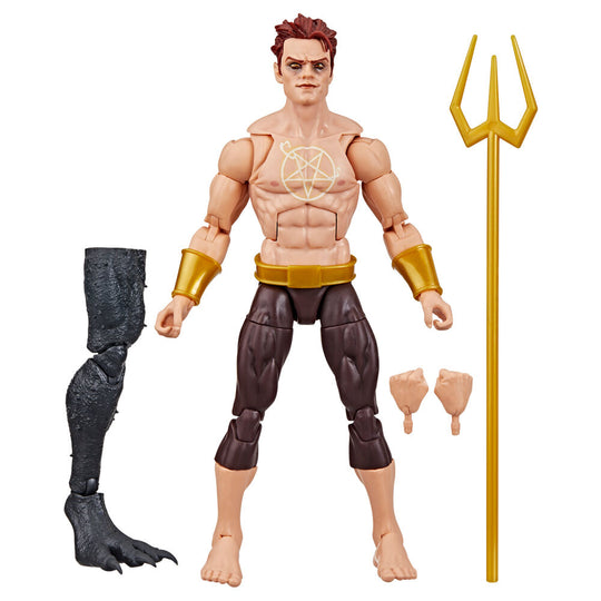 Détail du visage articulé de la figurine Daimon Hellstrom par HASBRO