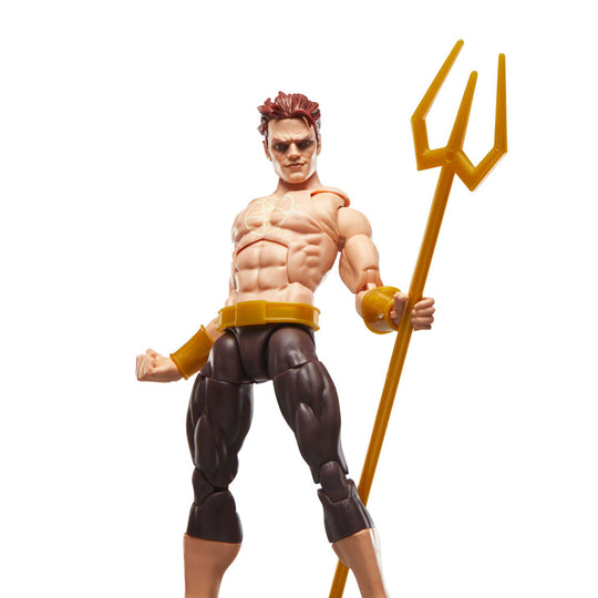 Vue arrière de la figurine Daimon Hellstrom montrant les détails du costume