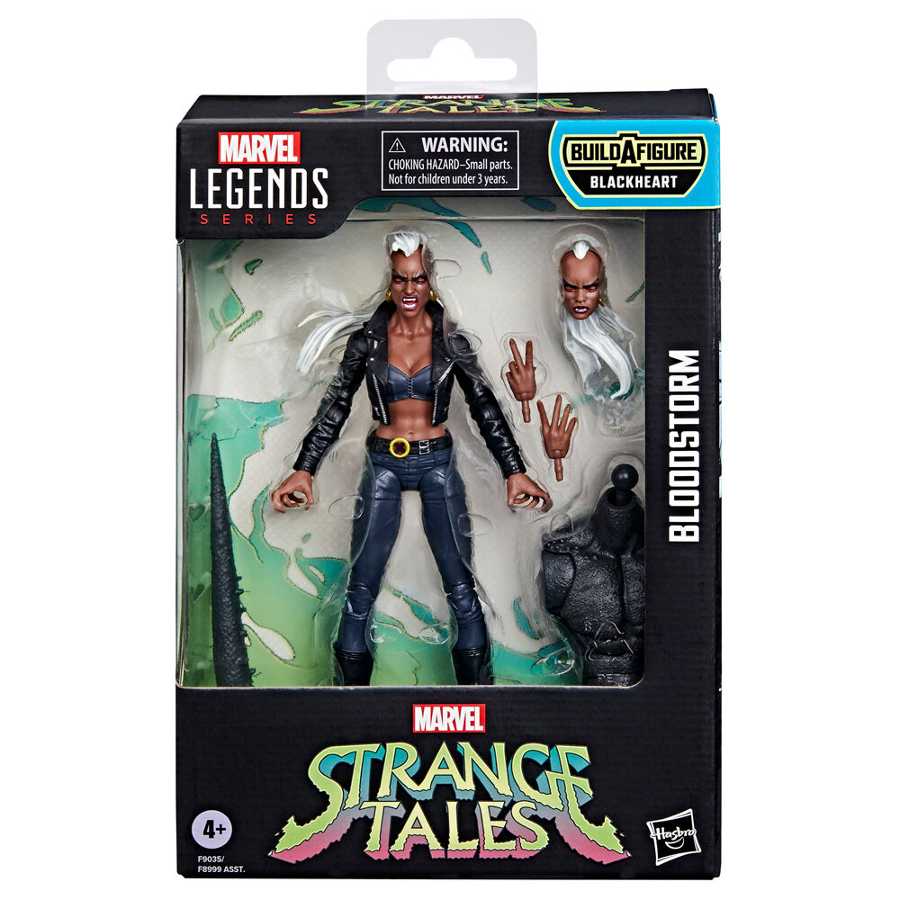 Figurine Marvel Strange Tales Bloostorm 15cm vue de face avec accessoires