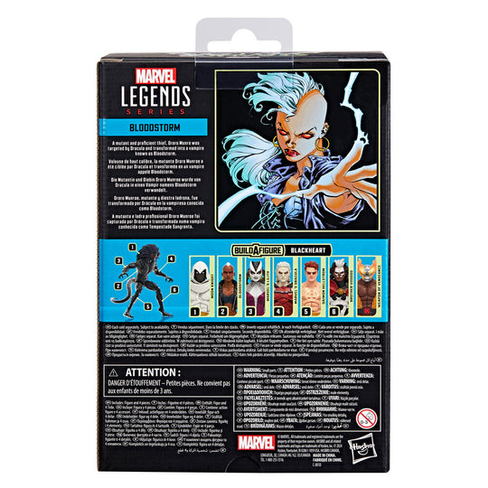 Boîte officielle HASBRO contenant la figurine Marvel Bloostorm et accessoires