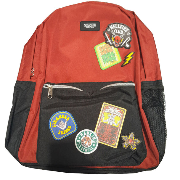 Sac à dos en nylon Stranger Things de la marque LOUNGEFLY avec design officiel et bretelles ajustables
