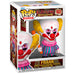 Vue rapprochée de la figurine Funko POP Killer Klowns From Outer Space Frank montrant les détails colorés et le packaging