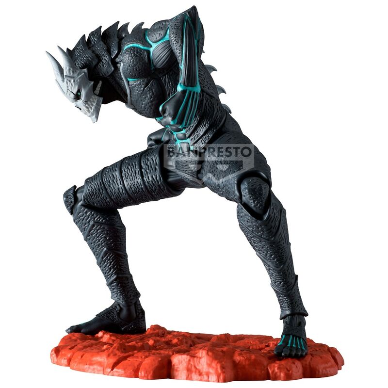 Figurine Kaiju No. 8 BANPRESTO de 11 cm vue de face avec détails précis de l'anime