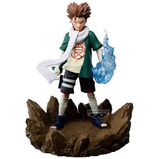 Figurine BANPRESTO Akimichi Choji de Naruto Shippuden en pose dynamique de 12cm