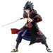 Figurine Sasuke Uchiha Naruto Shippuden 15cm vue de face avec détails précis