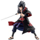 Figurine Sasuke Uchiha Naruto Shippuden 15cm vue de face avec détails précis