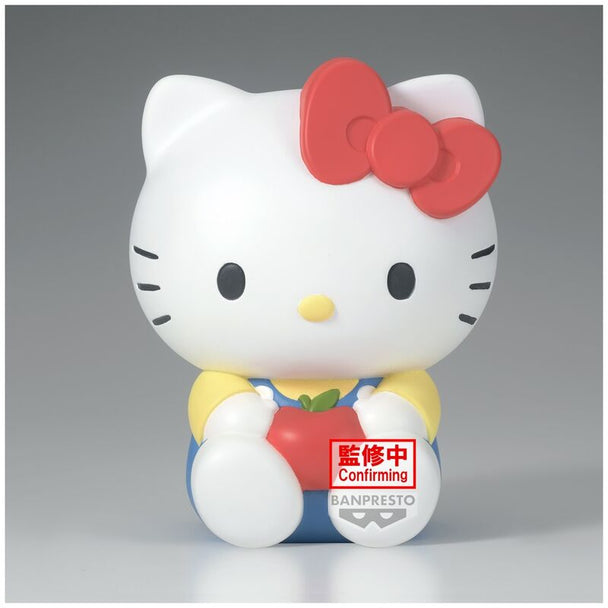 Profil gauche de la figurine Hello Kitty Sofmates Sanrio Characters haute de 11 cm