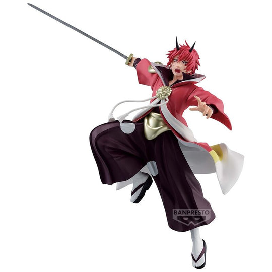 Gros plan sur la figurine Benimaru montrant la finesse des traits et la qualité de la peinture BANPRESTO