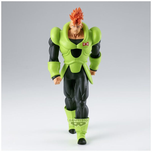 Profil gauche de la figurine Android 16 Dragon Ball Z Solid Edge avec finitions précises