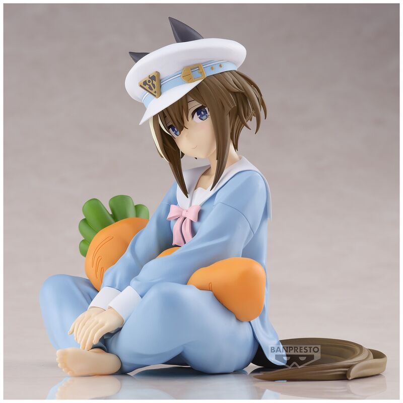 Profil latéral de la figurine Umamusume Pretty Derby Cheval Grand, 13 cm de hauteur