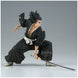 Zoom sur les détails de la texture et des couleurs de la figurine Kenpachi Zaraki BANPRESTO