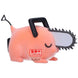 Vue latérale de la figurine Chainsaw Man Pochita II ver.B montrant les textures fluffys