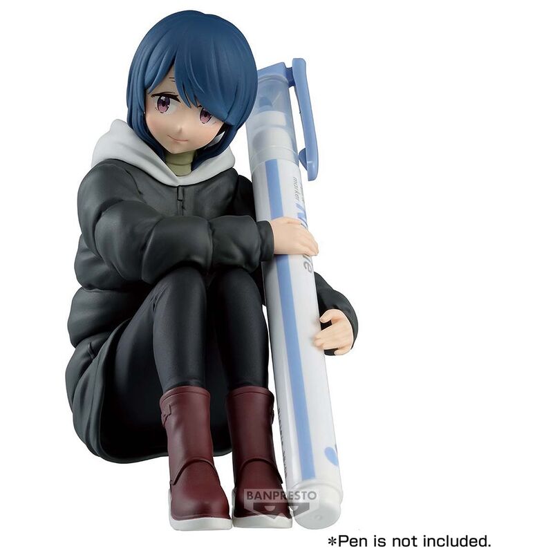 Vue arrière de la figurine Rin Shima montrant les détails de son sac à dos