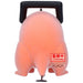 Figurine Pochita sur fond blanc, parfaite pour collectionneurs et fans