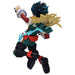 Photo de la figurine BANPRESTO My Hero Academia sur fond blanc mettant en valeur sa finition soignée