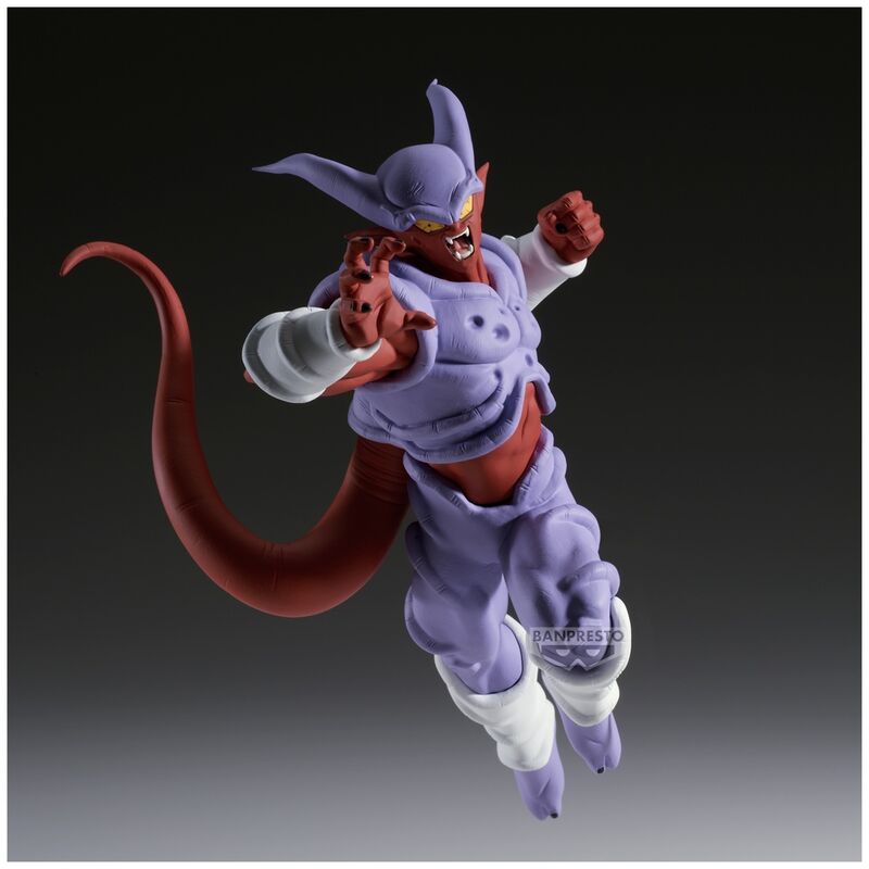Image de la figurine Janemba Dragon Ball Z de 16cm exposée sur un socle avec arrière-plan neutre