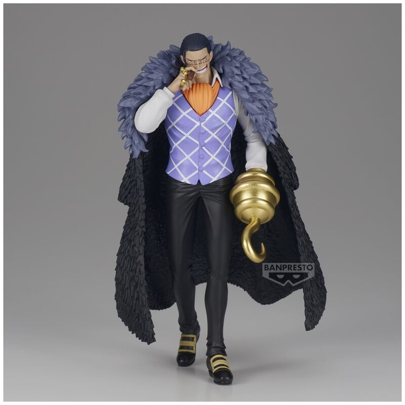 Présentation de la figurine Crocodile Shukko avec son socle officiel BANPRESTO