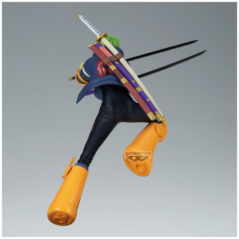 Emballage officiel BANPRESTO de la figurine Roronoa Zoro Battle Record Collection