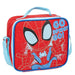 Zoom sur la fermeture éclair robuste du sac déjeuner thermic Marvel Spidey CERDÁ en polyester