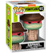 Zoom sur la figurine Funko POP Raphael avec ses détails rouges et son bandana caractéristique