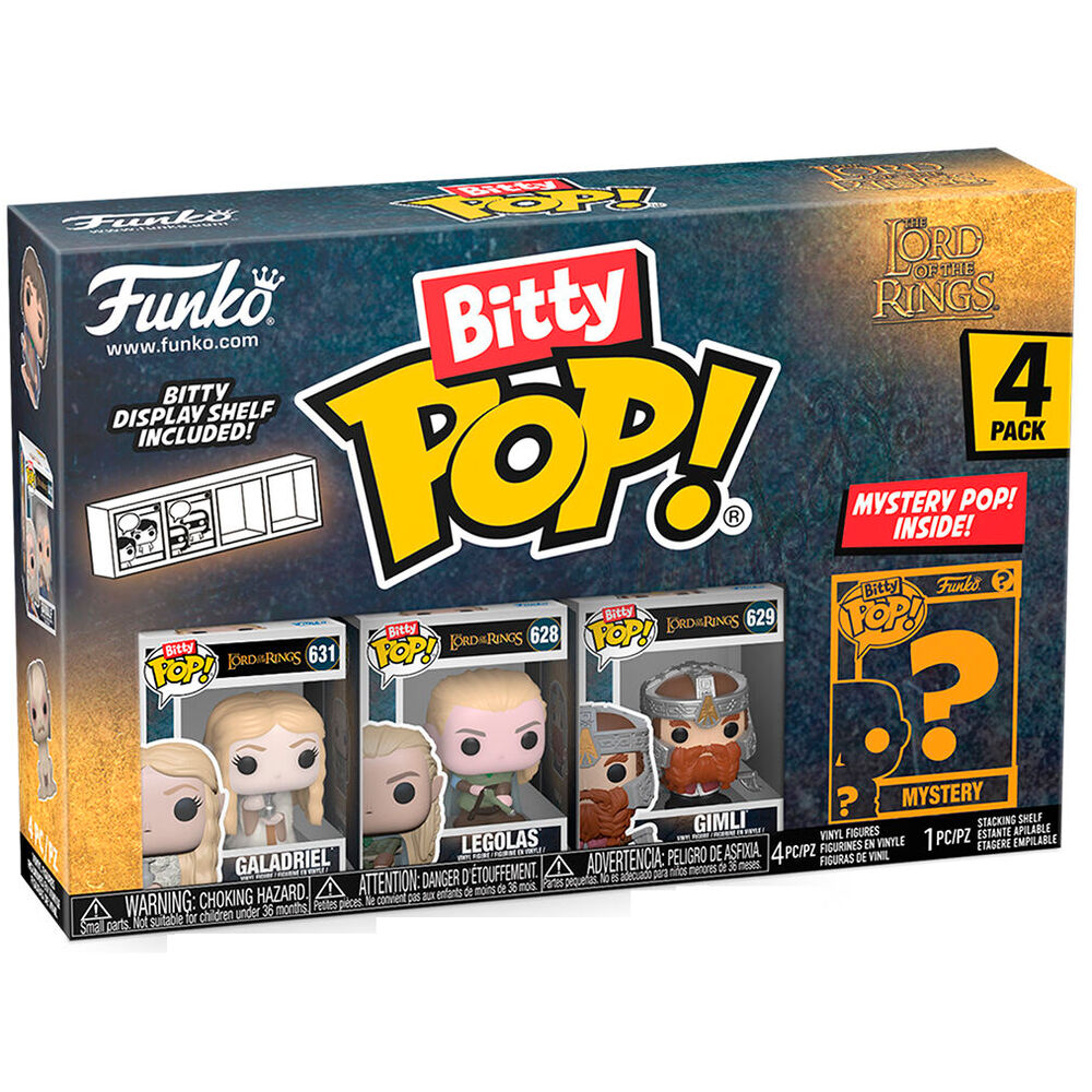 Figurine Bitty POP d'Aragorn en tenue de combat avec épée légendaire