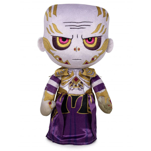 Peluche Vecna Dungeons & Dragons de 26 cm signée PLAY BY PLAY, vue de face avec détails précis du personnage.