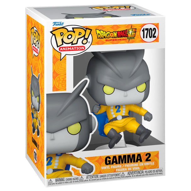 Figurine Funko POP Dragon Ball Super Gamma 2 en vinyle de 9 cm dans sa boîte cadeau originale