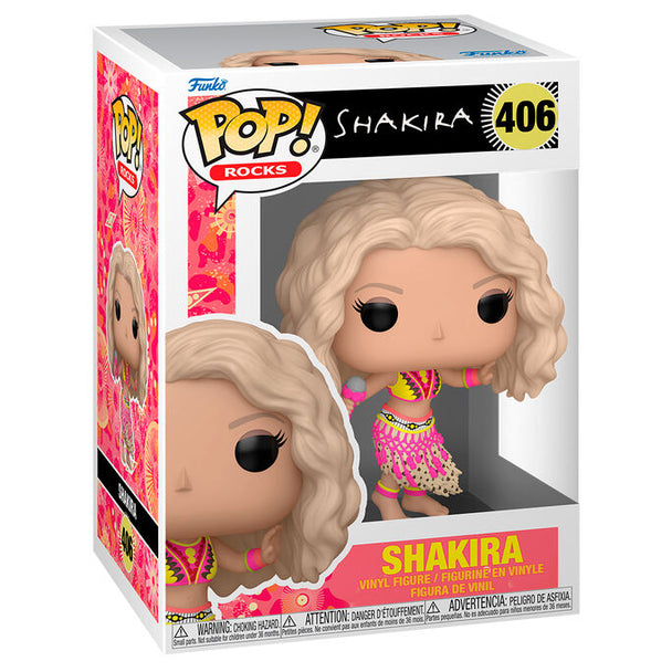 Figurine Funko POP Shakira Waka Waka de 9 cm en vinyle avec boîte cadeau colorée