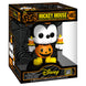 Figurine POP FUNKO Mickey Mouse Halloween en costume de citrouille, vue de face sur fond blanc
