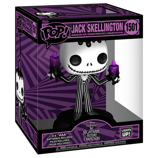 Figurine Funko POP Super Disney Nightmare Before Christmas de 17 cm vue de face, détaillée et colorée
