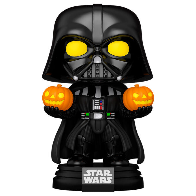 Vue de côté de la figurine Funko POP Darth Vader montrant ses couleurs et détails caractéristiques
