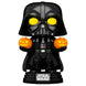 Vue de côté de la figurine Funko POP Darth Vader montrant ses couleurs et détails caractéristiques