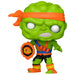 Vue rapprochée de la figurine Funko POP Toxie Toxic Crusaders montrant les détails du visage et du costume