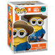 Figurine Funko POP Minion V de Despicable Me 4 en vinyle de 9 cm dans sa boîte cadeau colorée