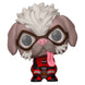 Vue rapprochée de la figurine Deadpool & Wolverine Dogpool Funko POP, mettant en avant les détails précis et le design unique.