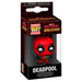 Porte-clés FUNKO Pocket POP Marvel représentant Wolverine en costume jaune et bleu avec griffes visibles