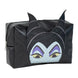 Vanity case Disney Villains Maléfique en cuir synthétique noir avec illustration détaillée de Maléfique sur le devant