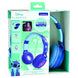 Casque Bluetooth Disney Stitch LEXIBOOK avec oreilles lumineuses allumées sur fond blanc