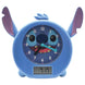 Réveil éducatif Disney Stitch avec horloge digitale et boutons de contrôle visibles