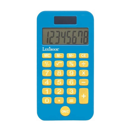 Affichage de l'écran LCD montrant une opération mathématique en cours