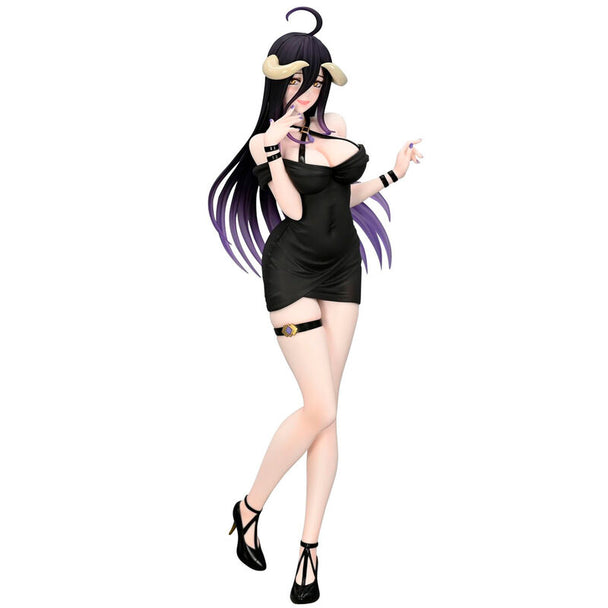 Figurine Overlord Albedo Mini Dress de 21 cm vue de face avec détails précis