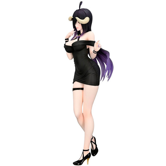 Profil latéral de la figurine Overlord Albedo Mini Dress montrant la finesse du design