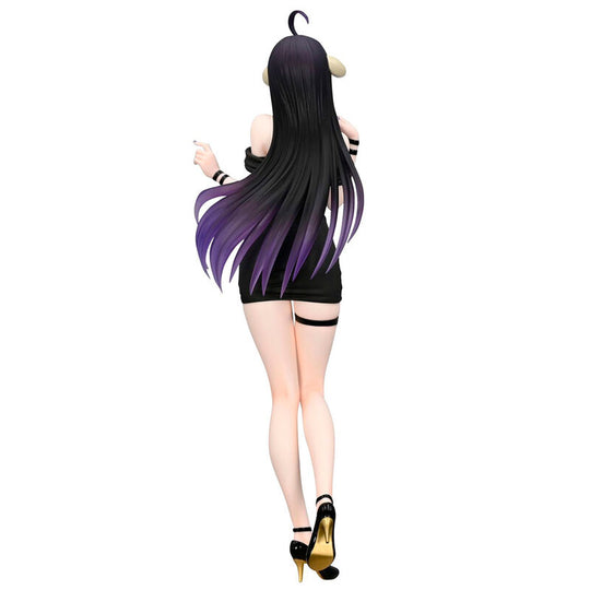 Vue arrière de la figurine Overlord Albedo Mini Dress mettant en valeur les détails du costume