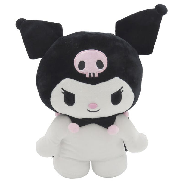 Sac à dos peluche Hello Kitty Kuromi 35cm avec bretelles ajustables, design doux et coloré par CYP BRANDS